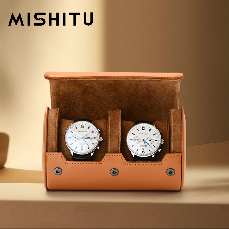 Jewelry Like Watches - MISHITU 1/2/3-Slot Orologio Rotolo di Immagazzinaggio