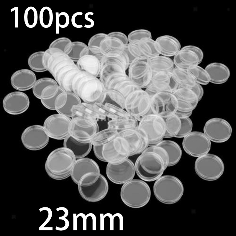 Collectors Coins Jewelry & Watches Of Smithtown Reviews - 100 Pezzi Capsule Rotonde Trasparenti in