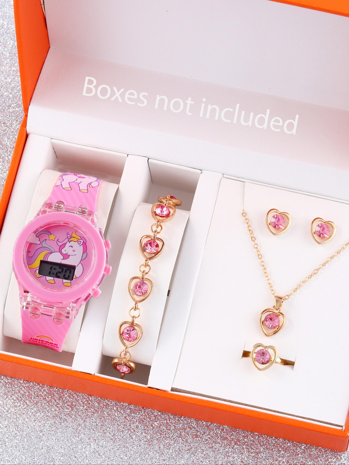 Does Jewelry Include Watches - Orologio elettronico e set di gioielli