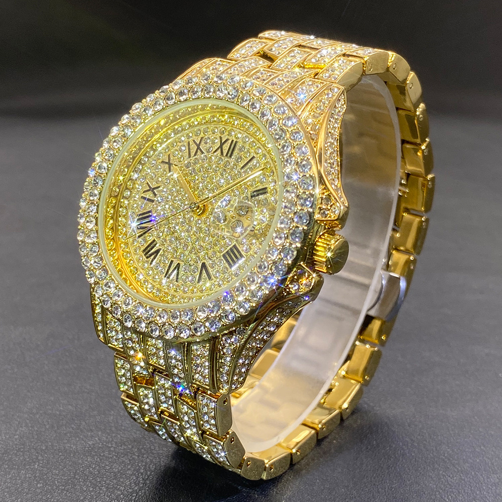 Stones Watches & Jewelry In Sweden Ab - Orologio da Polso Grande in Oro,