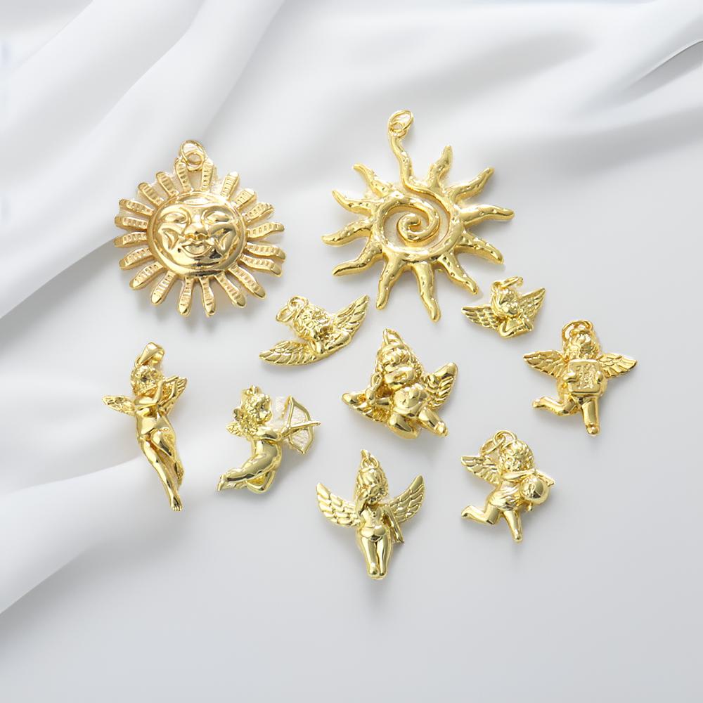 Moon Star Earrings - 1 pezzo di ciondolo fai da