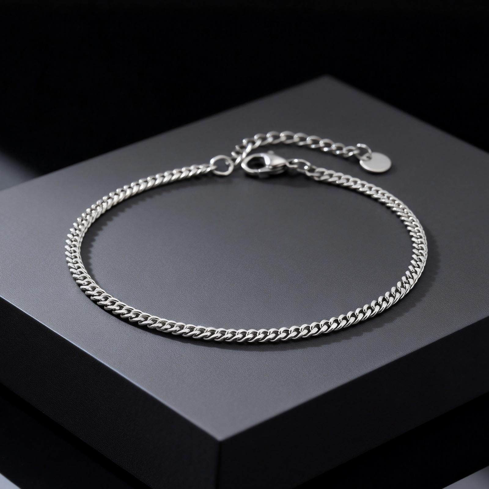 Cavigliera Minimalista in Acci - Jc Jewelry & Watches Photos recensione e prezzo