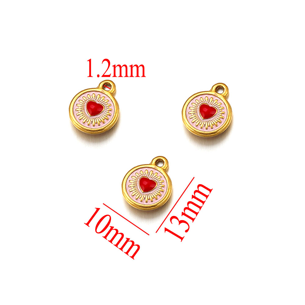 5 Pezzi Ciondoli Rotondi a Cuo - Moon Star Earrings recensione e prezzo
