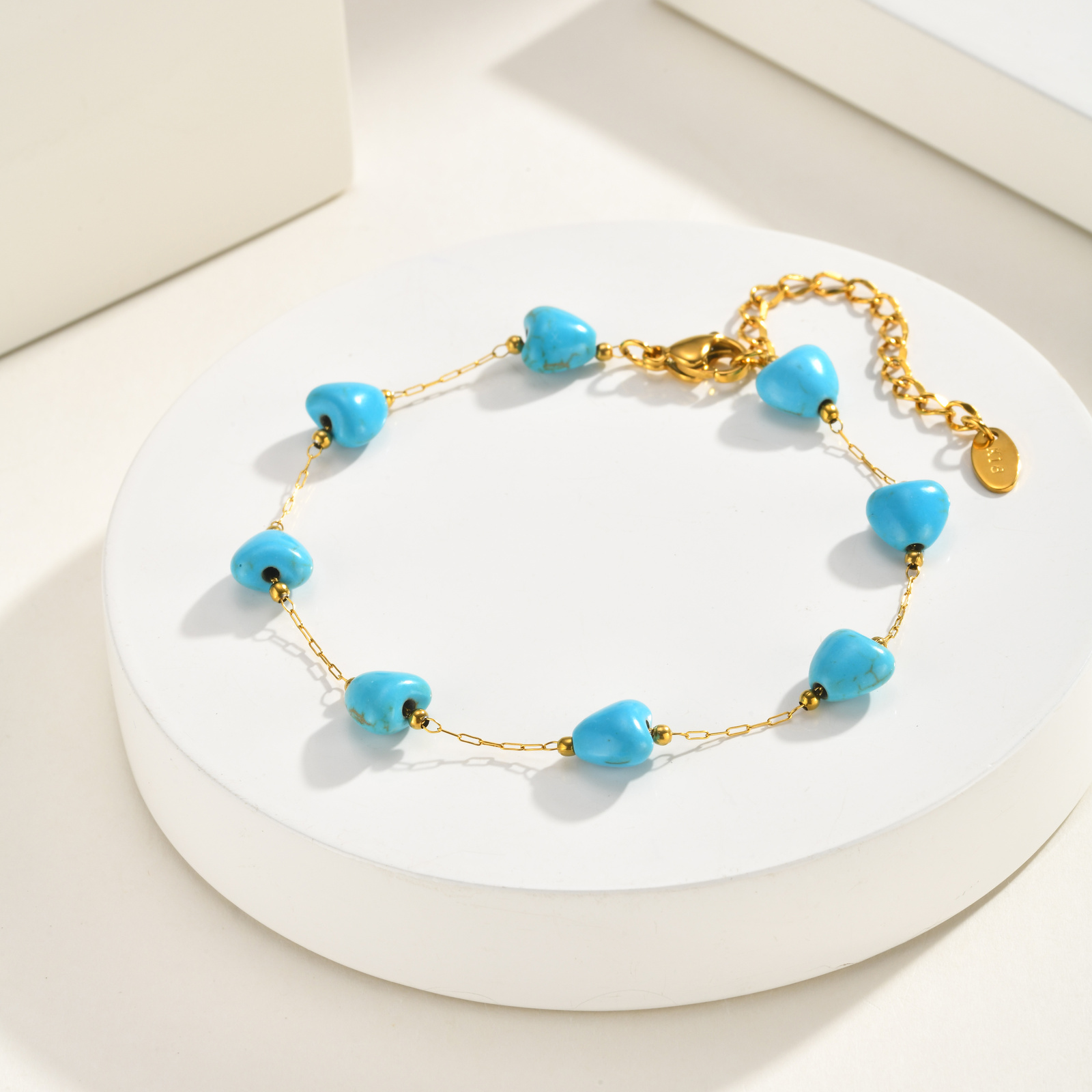 Cavigliera a Cuore Turchese, C - Jc Jewelry & Watches Photos recensione e prezzo