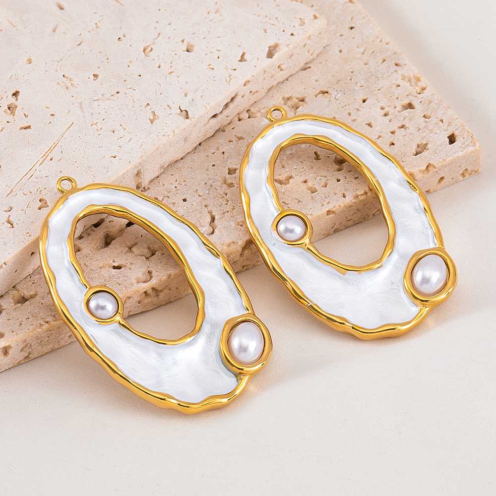 2 pezzi di smalto bianco in ac - Moon Star Earrings recensione e prezzo