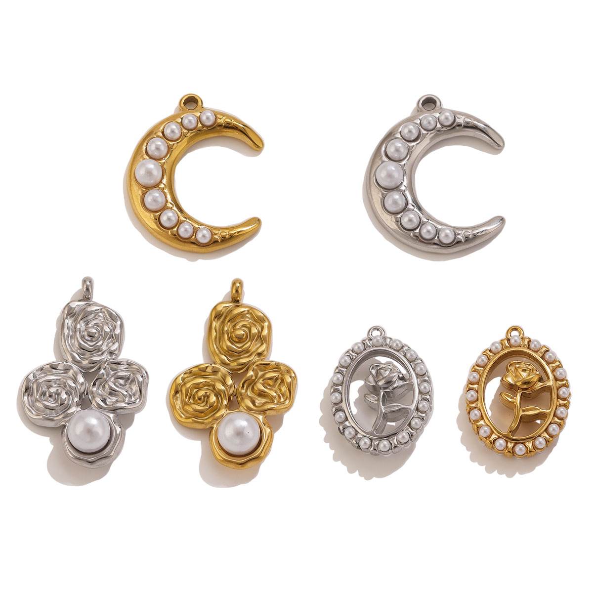 5 Pezzi Ciondoli a Forma di Lu - Moon Star Earrings recensione e prezzo