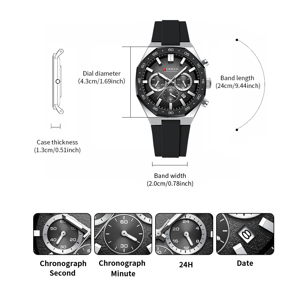 CURREN Orologio Sportivo da Uo - Jewelry For Watches recensione e prezzo