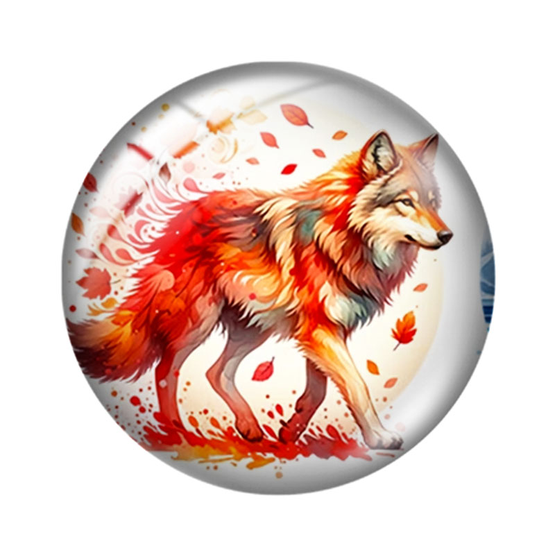 Lupo ad acquerello, cabochon i - Wolf Jewelry & Watches Tampa Reviews recensione e prezzo