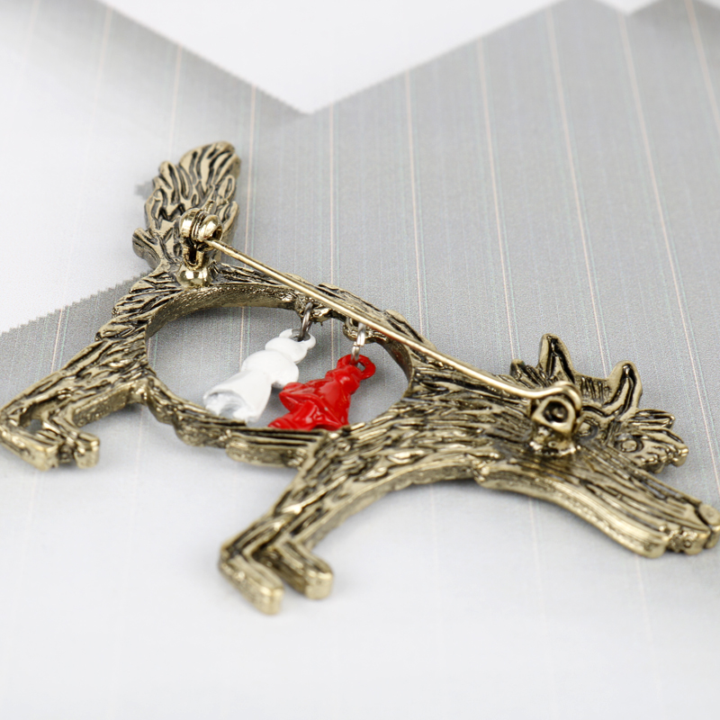 Vintage Wolf And Babies spilla - Wolf Jewelry & Watches Tampa Reviews recensione e prezzo