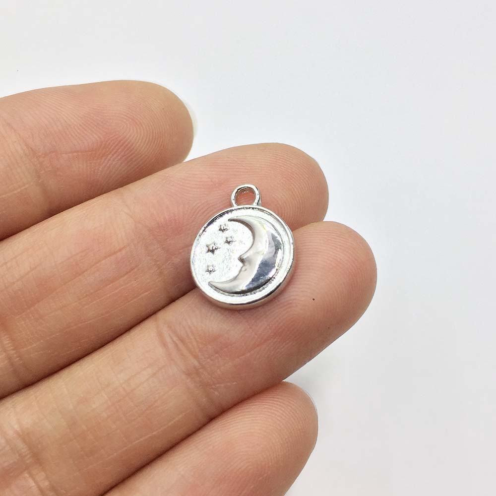 Eruifa 20 pz 12mm Luna Stella  - Moon Star Earrings recensione e prezzo