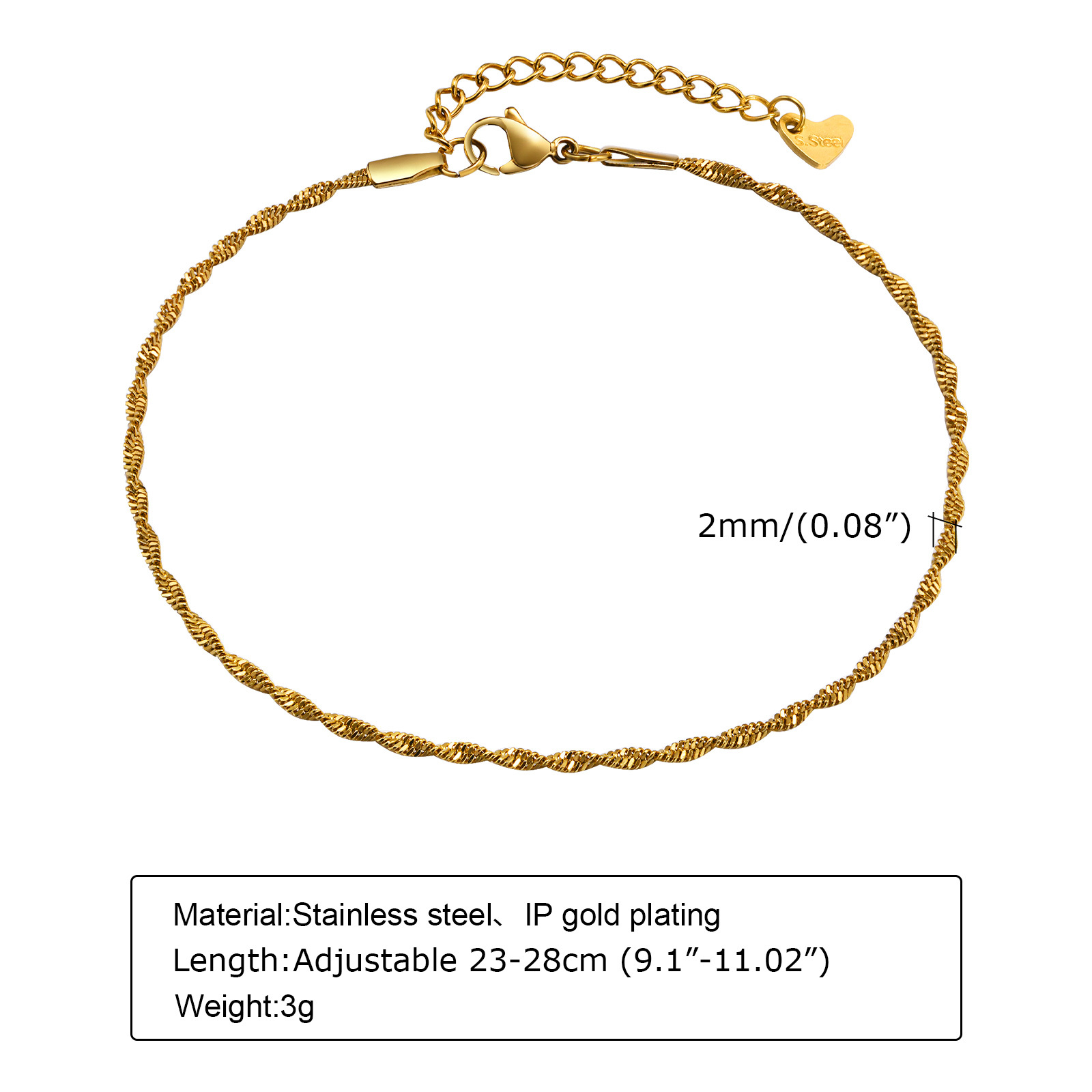 Cavigliere da donna impermeabi - Jc Jewelry & Watches Photos recensione e prezzo